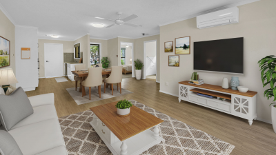 Interior of villa C3