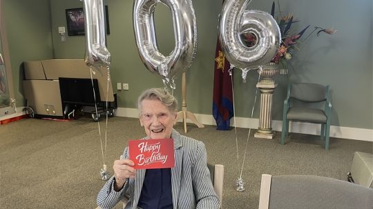 Resident Helen Celebrates 106 Years 