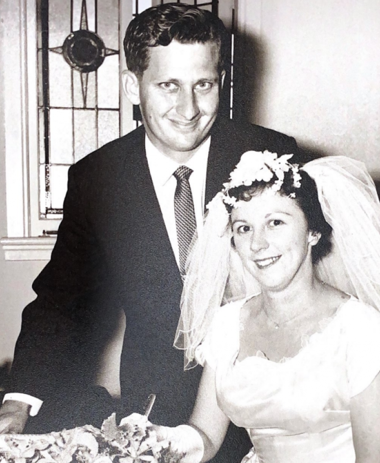 Dorothy and Cecil marriage picture
